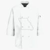 Button Chef Coat with Thermometer Pocket Thumbnail
