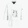 Button Chef Coat with Thermometer Pocket Thumbnail