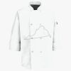 Button Chef Coat with Thermometer Pocket Thumbnail