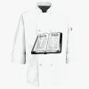Button Chef Coat with Thermometer Pocket Thumbnail