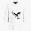 Button Chef Coat with Thermometer Pocket Thumbnail