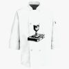 Button Chef Coat with Thermometer Pocket Thumbnail