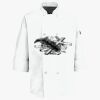 Button Chef Coat with Thermometer Pocket Thumbnail