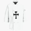 Button Chef Coat with Thermometer Pocket Thumbnail