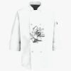 Button Chef Coat with Thermometer Pocket Thumbnail