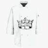 Button Chef Coat with Thermometer Pocket Thumbnail