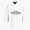Button Chef Coat with Thermometer Pocket Thumbnail