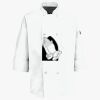 Button Chef Coat with Thermometer Pocket Thumbnail