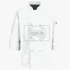 Button Chef Coat with Thermometer Pocket Thumbnail