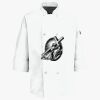 Button Chef Coat with Thermometer Pocket Thumbnail
