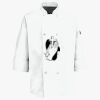 Button Chef Coat with Thermometer Pocket Thumbnail