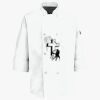 Button Chef Coat with Thermometer Pocket Thumbnail