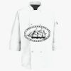 Button Chef Coat with Thermometer Pocket Thumbnail