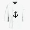 Button Chef Coat with Thermometer Pocket Thumbnail