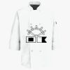 Button Chef Coat with Thermometer Pocket Thumbnail