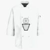 Eight Pearl Button Chef Coat with Thermometer Pocket Thumbnail