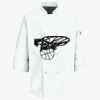 Eight Pearl Button Chef Coat with Thermometer Pocket Thumbnail