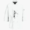 Eight Pearl Button Chef Coat with Thermometer Pocket Thumbnail