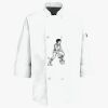 Eight Pearl Button Chef Coat with Thermometer Pocket Thumbnail