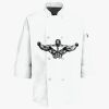 Button Chef Coat with Thermometer Pocket Thumbnail