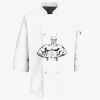 Button Chef Coat with Thermometer Pocket Thumbnail