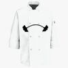 Button Chef Coat with Thermometer Pocket Thumbnail