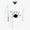 Button Chef Coat with Thermometer Pocket Thumbnail