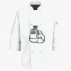 Button Chef Coat with Thermometer Pocket Thumbnail
