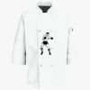 Button Chef Coat with Thermometer Pocket Thumbnail