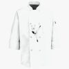 Button Chef Coat with Thermometer Pocket Thumbnail