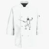 Button Chef Coat with Thermometer Pocket Thumbnail