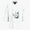 Button Chef Coat with Thermometer Pocket Thumbnail