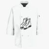 Button Chef Coat with Thermometer Pocket Thumbnail