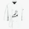 Button Chef Coat with Thermometer Pocket Thumbnail