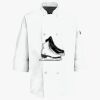 Button Chef Coat with Thermometer Pocket Thumbnail