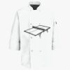 Button Chef Coat with Thermometer Pocket Thumbnail