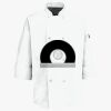 Button Chef Coat with Thermometer Pocket Thumbnail