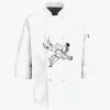 Button Chef Coat with Thermometer Pocket Thumbnail