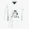 Button Chef Coat with Thermometer Pocket Thumbnail