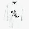 Button Chef Coat with Thermometer Pocket Thumbnail
