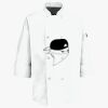 Button Chef Coat with Thermometer Pocket Thumbnail