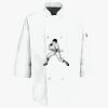Button Chef Coat with Thermometer Pocket Thumbnail
