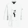Button Chef Coat with Thermometer Pocket Thumbnail
