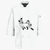Button Chef Coat with Thermometer Pocket Thumbnail