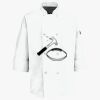Button Chef Coat with Thermometer Pocket Thumbnail
