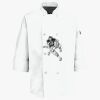 Button Chef Coat with Thermometer Pocket Thumbnail