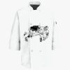 Button Chef Coat with Thermometer Pocket Thumbnail