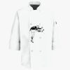 Button Chef Coat with Thermometer Pocket Thumbnail