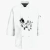 Button Chef Coat with Thermometer Pocket Thumbnail