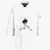 Button Chef Coat with Thermometer Pocket Thumbnail